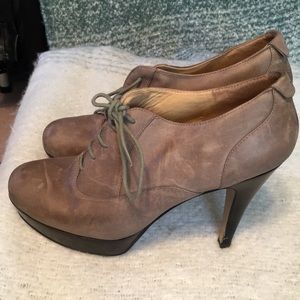 Nine West Platform Laced booties